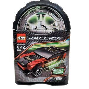 LEGO 8150 Racers ZX Turbo Glow in the Dark Red Race Car ZX Turbo Building Blocks
